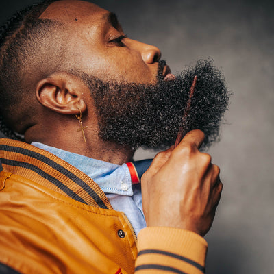 Wooden Beard Pick (Red Sandalwood)