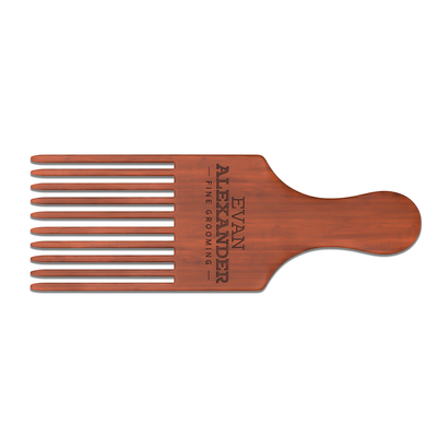 Wooden Beard Pick (Red Sandalwood)
