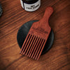 Wooden Beard Pick (Red Sandalwood)